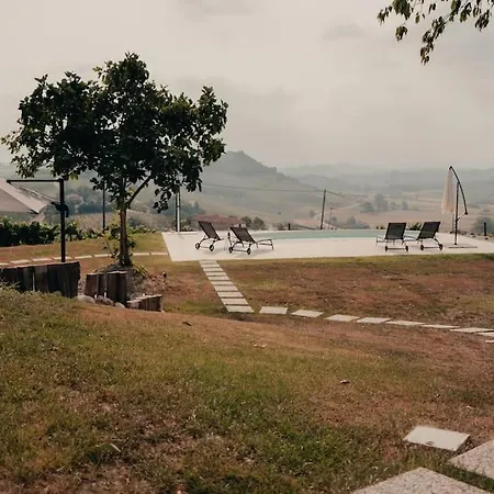 Lux Vista Vigneti Unesco-piscina E Idromassaggio Βίλα Agliano Terme