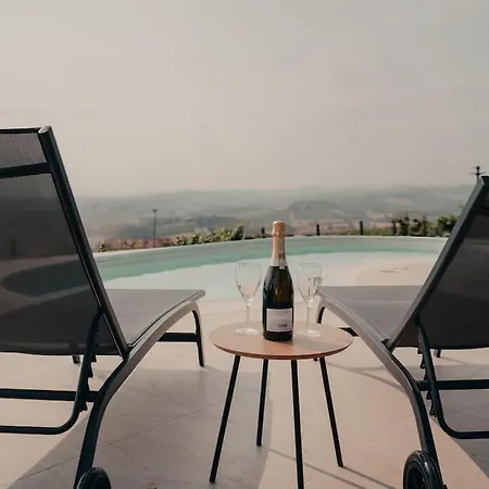 Lux Vista Vigneti Unesco-piscina E Idromassaggio Βίλα Agliano Terme