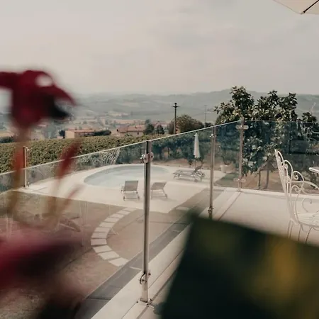 Lux Vista Vigneti Unesco-piscina E Idromassaggio Βίλα Agliano Terme