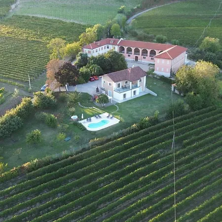 Villa Lux Vista Vigneti Unesco-piscina E Idromassaggio Agliano Terme