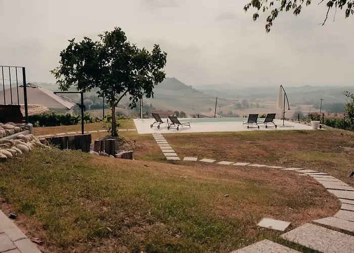 Lux Vista Vigneti Unesco-piscina E Idromassaggio Villa Agliano Terme